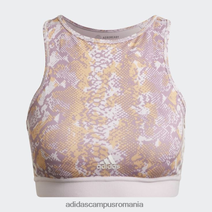adidas campus romania sutien de antrenament hyperglam aeroready cu susținere ușoară multicolor adidas femei multicolor/roz/chihlimbar/mov J266N22868