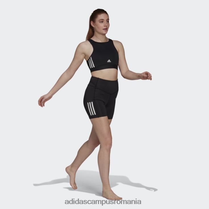 adidas campus romania sutien de antrenament hyperglam aeroready cu susținere ușoară negru adidas femei negru J266N22982