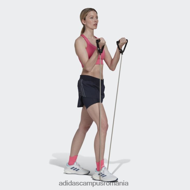 adidas campus romania sutien de buzunar cu suport mediu pentru alergare, magenta femei magenta J266N22828