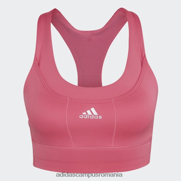 adidas campus romania sutien de buzunar cu suport mediu pentru alergare, magenta femei magenta J266N22828