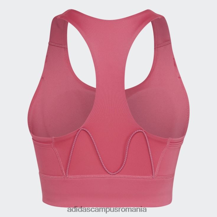 adidas campus romania sutien de buzunar cu suport mediu pentru alergare, magenta femei magenta J266N22828