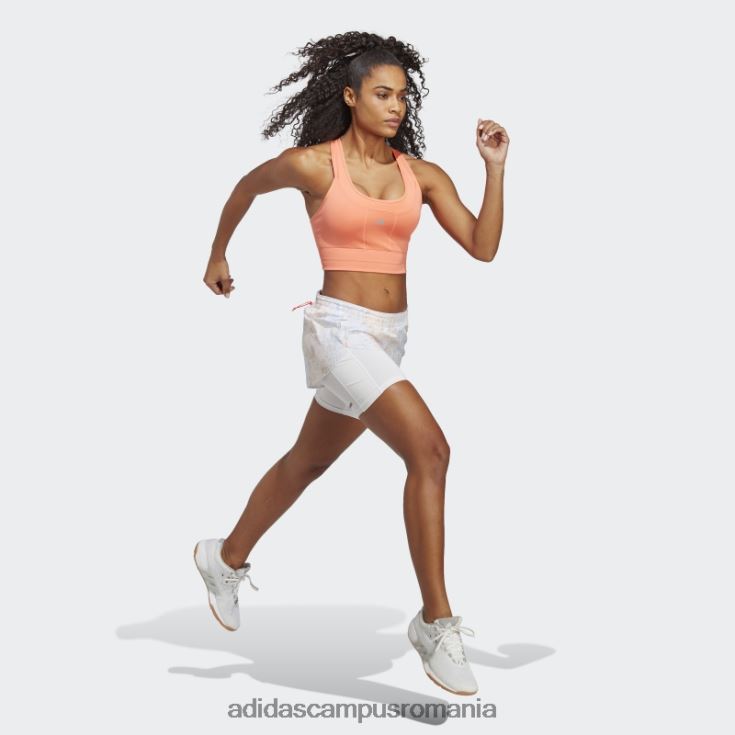 adidas campus romania sutien de buzunar pentru alergare cu suport mediu coral femei coral J266N216658