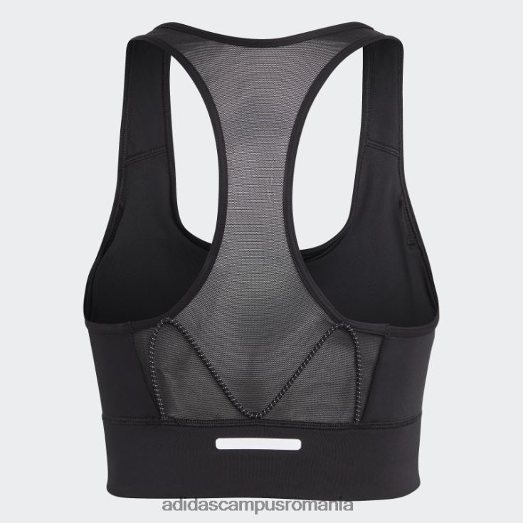adidas campus romania sutien de buzunar pentru alergare cu suport mediu negru femei negru J266N29029