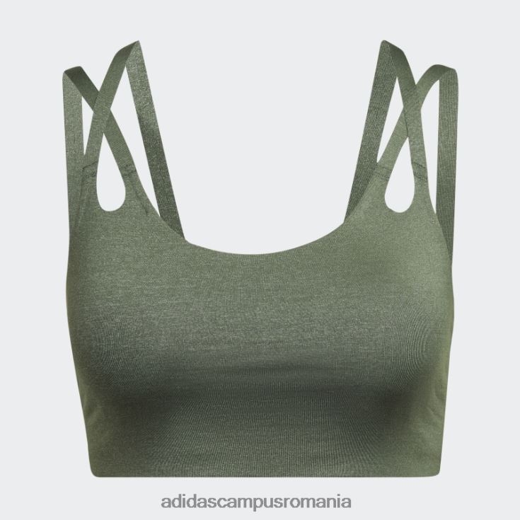 adidas campus romania sutien de foc cu susținere la lumină yoga luxe studio verde oxid adidas femei oxid verde J266N210752