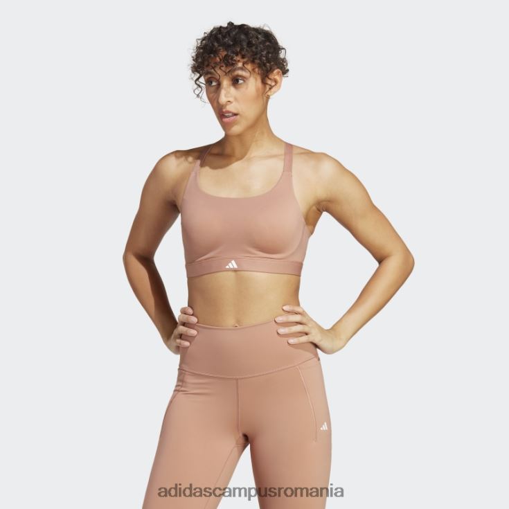 adidas campus romania sutien de înaltă susținere pentru antrenament cu impact de lux croit în argilă femei lut J266N29250