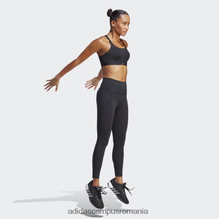 adidas campus romania sutien de înaltă susținere pentru antrenament de lux impact negru croit femei negru J266N29106