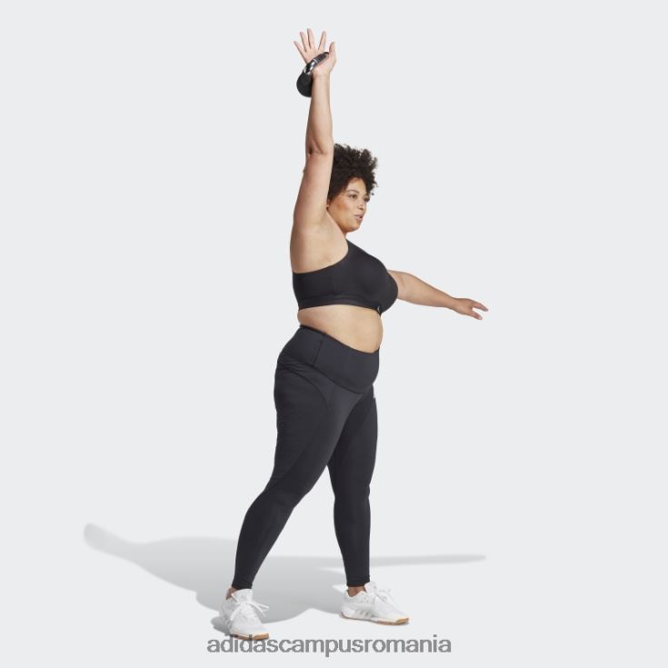 adidas campus romania sutien de înaltă susținere pentru antrenament de lux impact negru croit (mărime plus) femei negru J266N216763