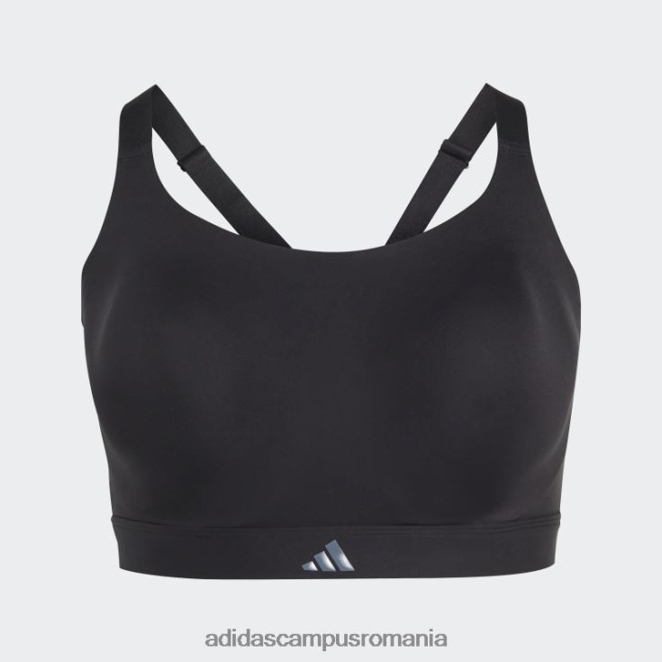 adidas campus romania sutien de înaltă susținere pentru antrenament de lux impact negru croit (mărime plus) femei negru J266N216763