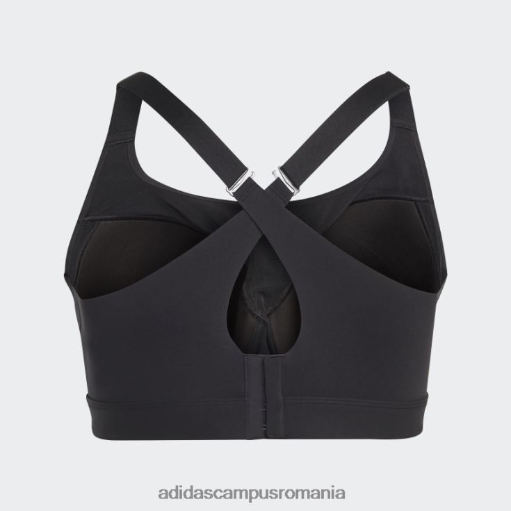 adidas campus romania sutien de înaltă susținere pentru antrenament de lux impact negru croit (mărime plus) femei negru J266N216763