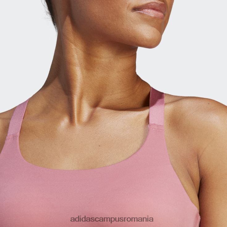 adidas campus romania sutien de înaltă susținere pentru antrenament de lux impact pe măsură, roz adidas femei roz J266N29174