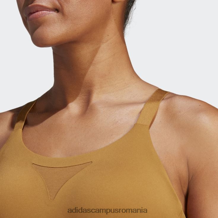 adidas campus romania sutien de înaltă susținere pentru antrenament la impact, bronz femei bronz J266N29260