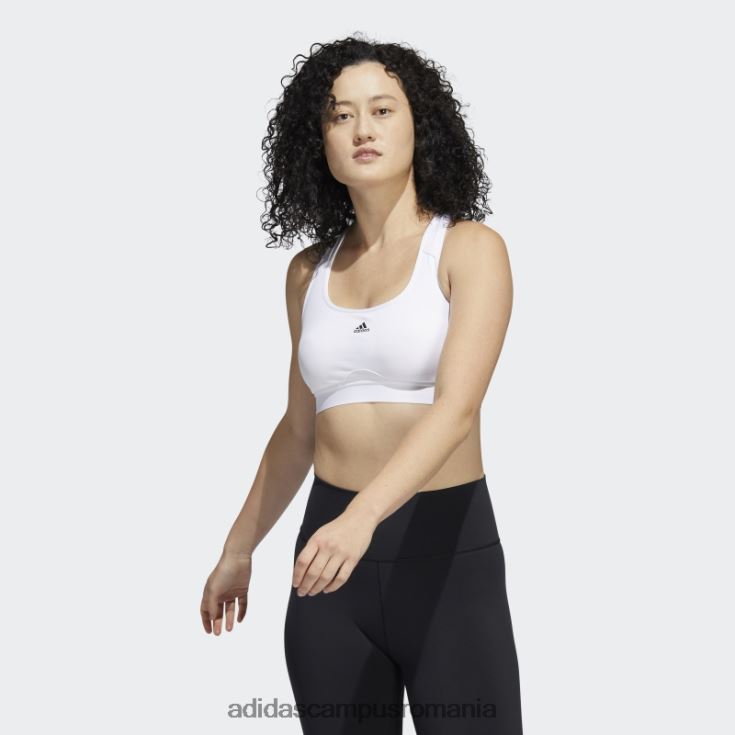 adidas campus romania sutien de sprijin mediu powerreact training alb femei alb J266N28912
