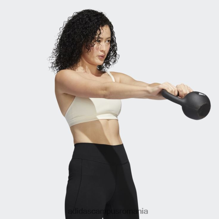 adidas campus romania sutien de susținere a luminii yoga studio alb femei alb J266N22918