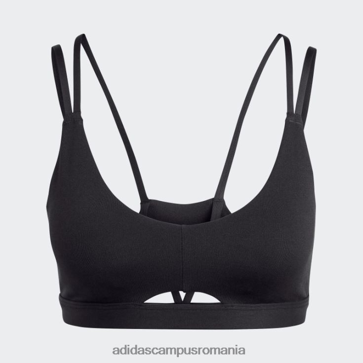 adidas campus romania sutien de susținere luminoasă de lux yoga studio negru adidas femei negru J266N29198