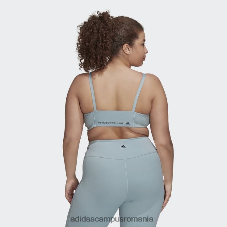 adidas campus romania sutien de susținere luminoasă yoga studio (plus mărime) gri adidas femei gri J266N23720