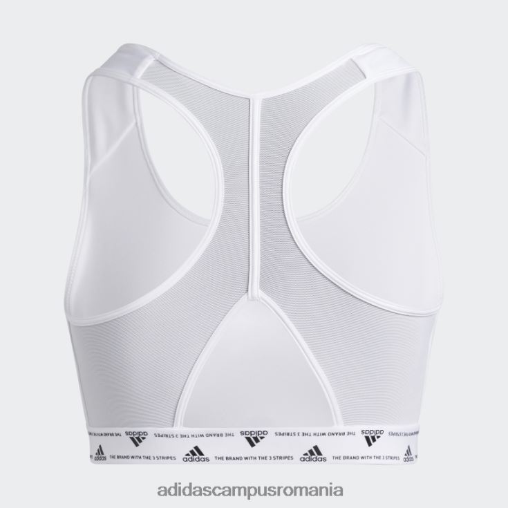 adidas campus romania sutien de susținere medie alb fashion powerreact training (mărime plus) femei alb J266N29035