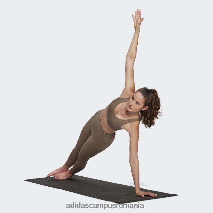 adidas campus romania sutien de susținere medie coreflow lux maro cretos femei maro cretos J266N23196