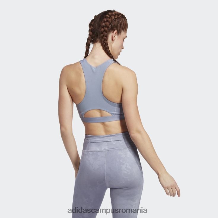 adidas campus romania sutien de susținere medie pentru alergare violet argintiu adidas femei violet argintiu J266N29357