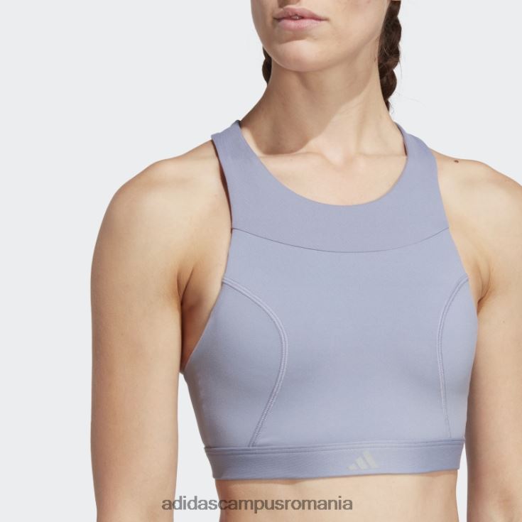 adidas campus romania sutien de susținere medie pentru alergare violet argintiu adidas femei violet argintiu J266N29357