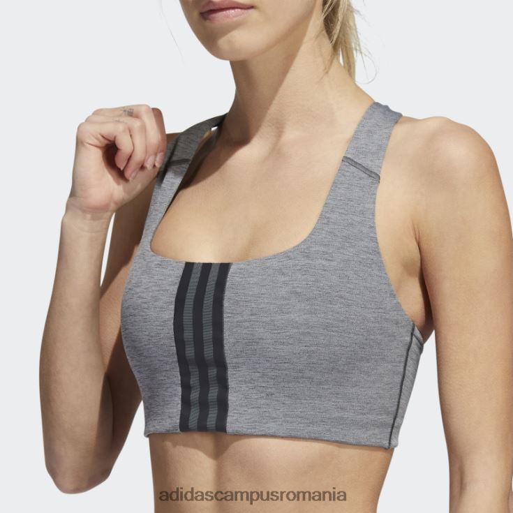 adidas campus romania sutien de susținere medie pentru antrenament powerimpact gri inchis ericiu femei gri închis negru/negru J266N29176