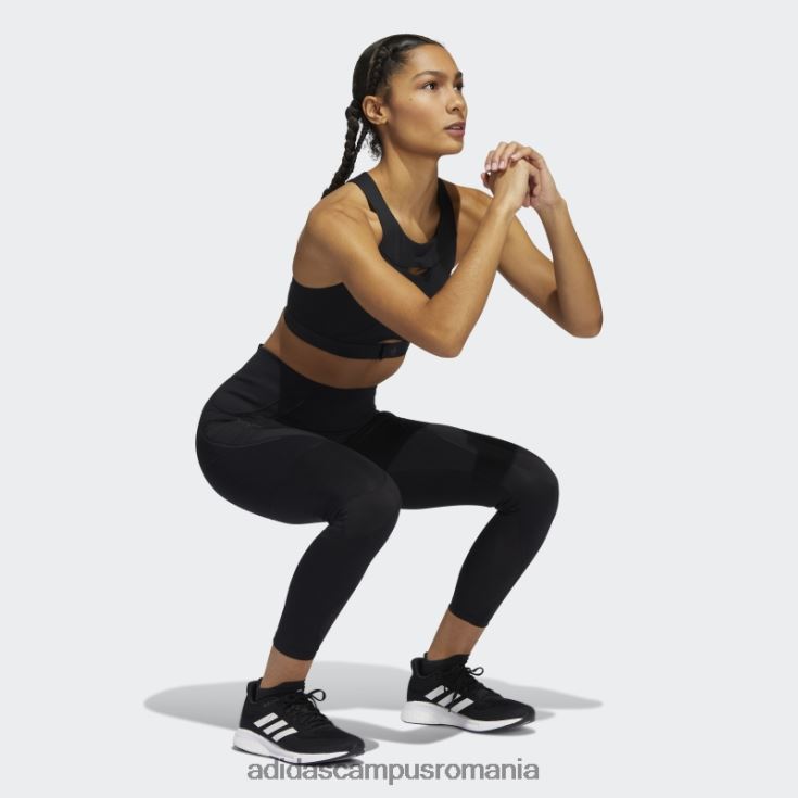 adidas campus romania sutien de susținere mediu powerimpact luxe training negru adidas femei negru J266N29252