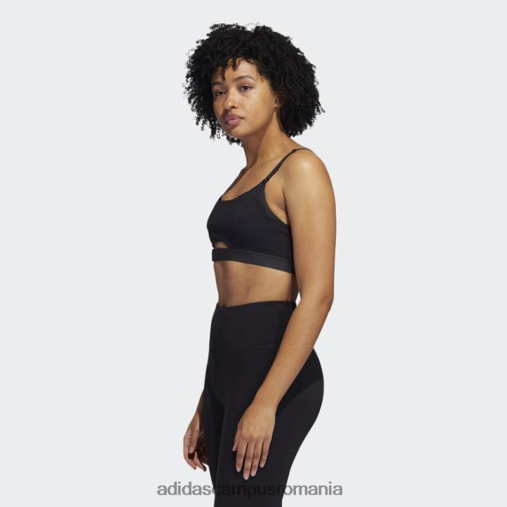 adidas campus romania sutien de susținere ușoară de antrenament aeroimpact luxe negru adidas femei negru J266N29294