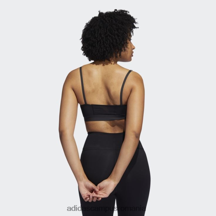 adidas campus romania sutien de susținere ușoară de antrenament aeroimpact luxe negru adidas femei negru J266N29294