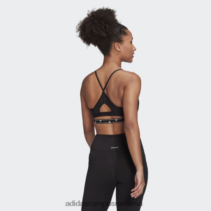 adidas campus romania sutien de susținere ușoară de antrenament aeroreact negru femei negru J266N217024