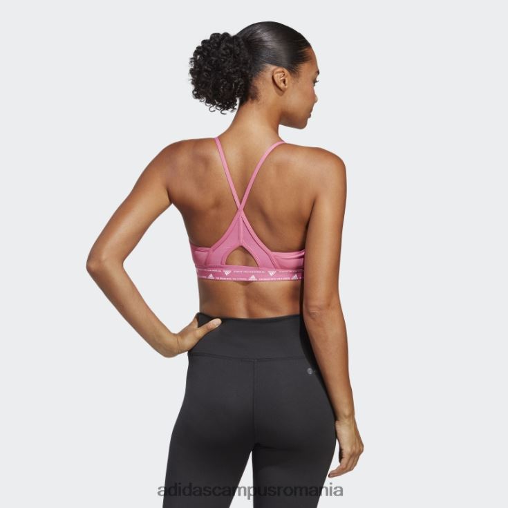 adidas campus romania sutien de sustinere usoara de antrenament aeroreact fucsia femei fucsie J266N29265