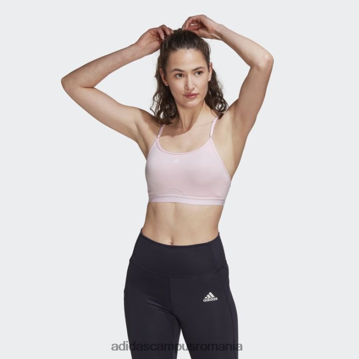adidas campus romania sutien de sustinere usoara de antrenament aeroreact roz femei roz J266N23721