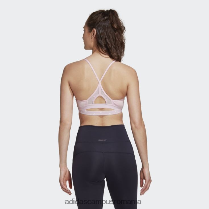adidas campus romania sutien de sustinere usoara de antrenament aeroreact roz femei roz J266N23721