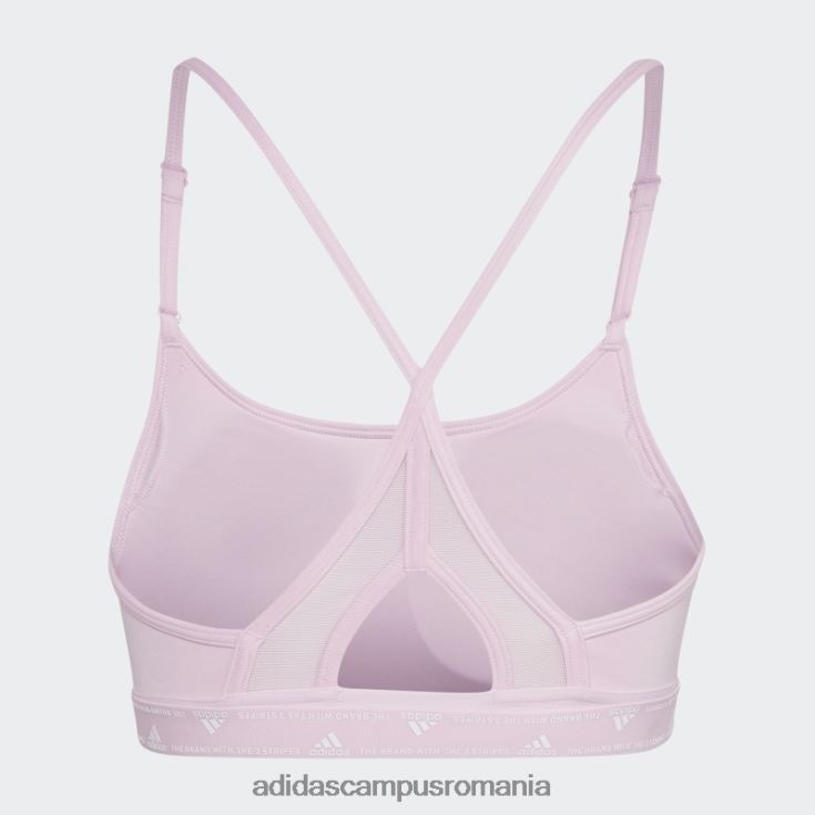 adidas campus romania sutien de sustinere usoara de antrenament aeroreact roz femei roz J266N23721