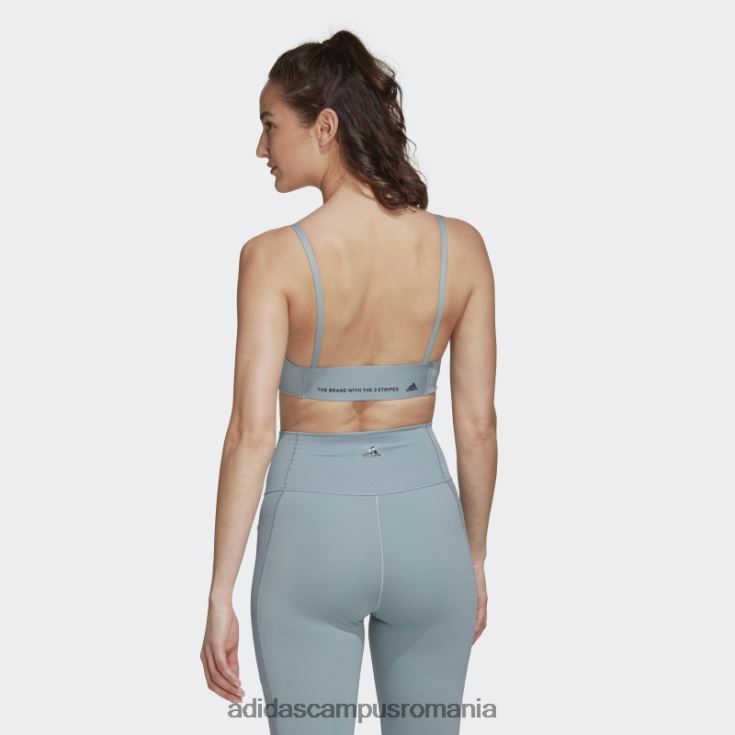 adidas campus romania sutien gri de susținere a luminii yoga studio femei gri J266N23040