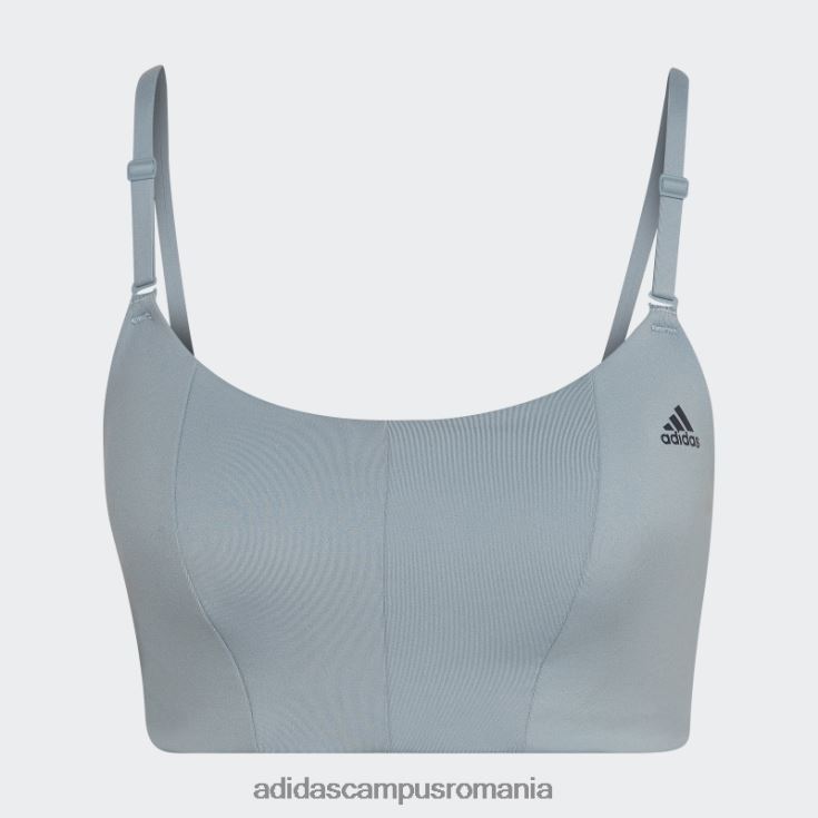adidas campus romania sutien gri de susținere a luminii yoga studio femei gri J266N23040