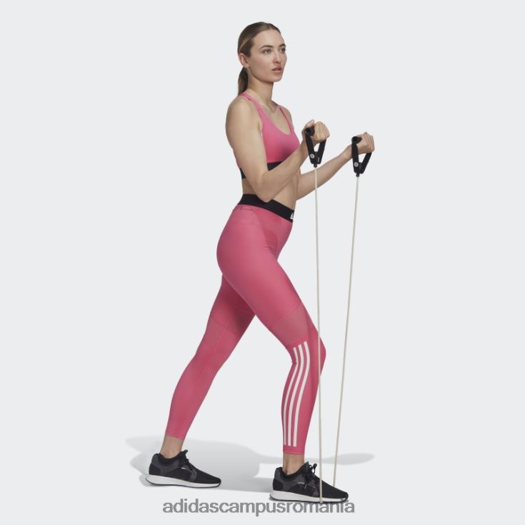 adidas campus romania sutien hyperglam de antrenament cu suport mediu magenta powerreact femei magenta/alb J266N210396