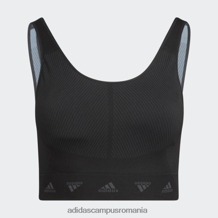 adidas campus romania sutien negru aeroknit de sustinere usoara (plus size) fierbinte femei gri inchis J266N23244