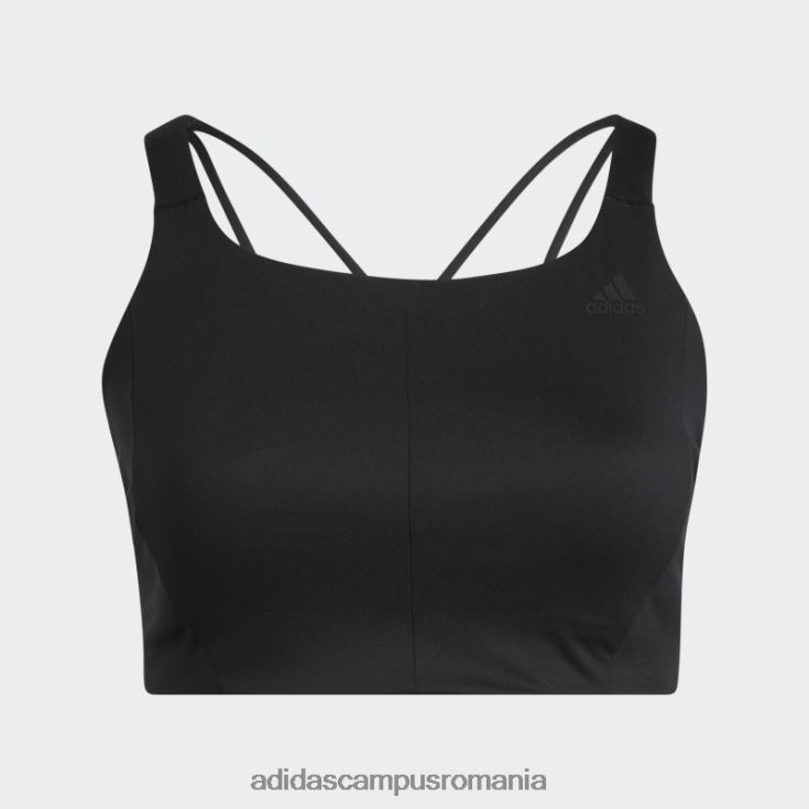 adidas campus romania sutien negru coreflow cu suport mediu (mărime plus) femei negru/carbon J266N29040