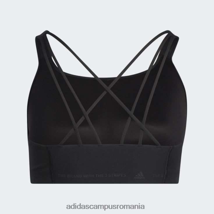 adidas campus romania sutien negru coreflow cu suport mediu (mărime plus) femei negru/carbon J266N29040