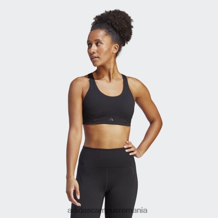 adidas campus romania sutien negru coreflow luxe studio cu suport mediu adidas femei negru J266N22217