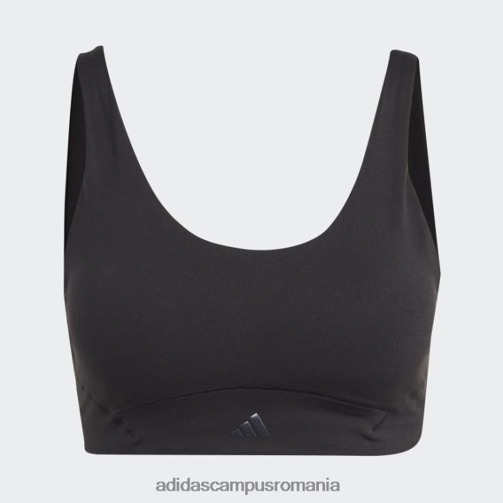 adidas campus romania sutien negru coreflow luxe studio cu suport mediu adidas femei negru J266N22217