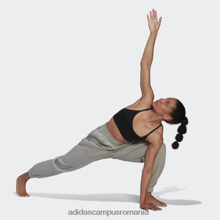 adidas campus romania sutien negru cu bretele purelounge cu susținere ușoară femei alb negru J266N23238