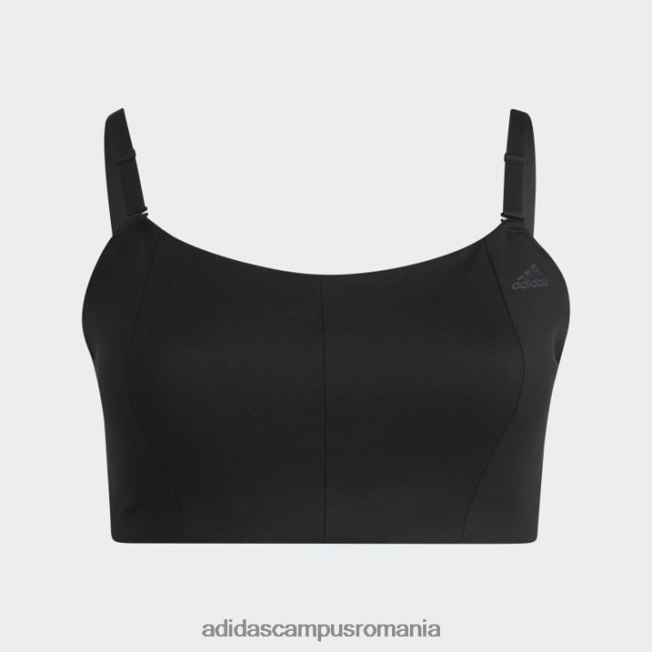 adidas campus romania sutien negru de susținere a luminii studio de yoga (mărime plus) femei negru J266N28896