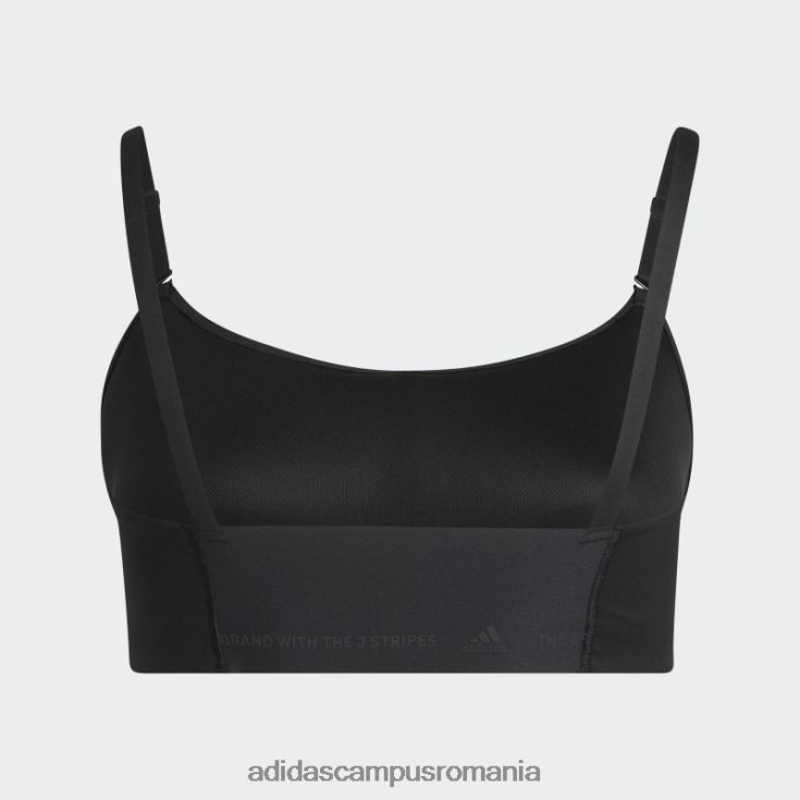 adidas campus romania sutien negru de susținere a luminii studio de yoga (mărime plus) femei negru J266N28896