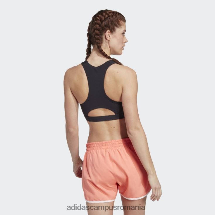 adidas campus romania sutien negru pentru alergare cu suport mediu adidas femei negru J266N29057