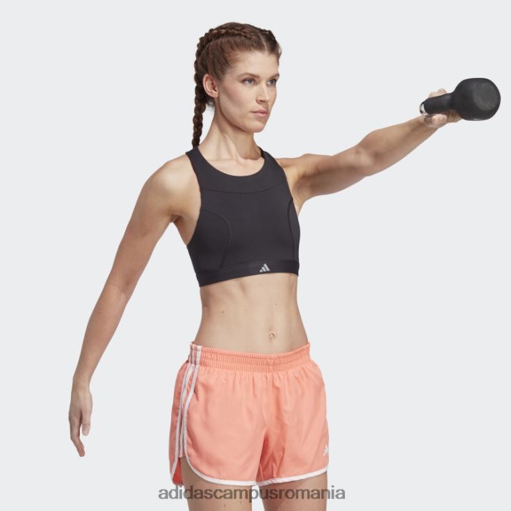 adidas campus romania sutien negru pentru alergare cu suport mediu adidas femei negru J266N29057