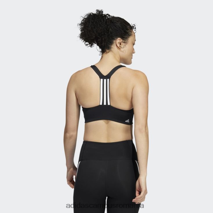 adidas campus romania sutien negru pentru antrenament powerimpact cu suport mediu femei alb negru J266N22272
