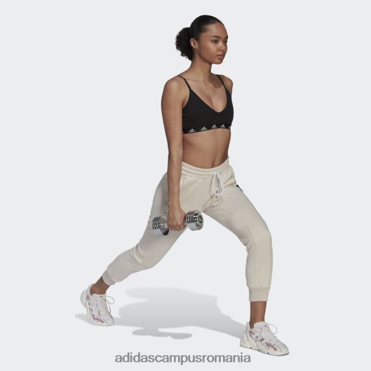 adidas campus romania sutien negru pur negru cu susținere la lumină fierbinte femei alb negru J266N217250