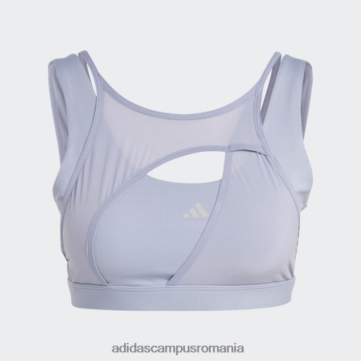 adidas campus romania sutien powerimpact luxe cu suport mediu argintiu violet adidas femei argintiu violet/albastru met J266N217010