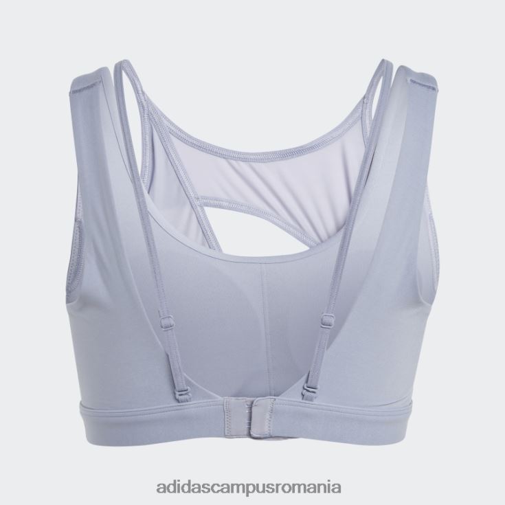 adidas campus romania sutien powerimpact luxe cu suport mediu argintiu violet adidas femei argintiu violet/albastru met J266N217010
