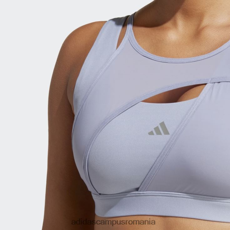 adidas campus romania sutien powerimpact luxe cu suport mediu argintiu violet adidas femei argintiu violet/albastru met J266N217010